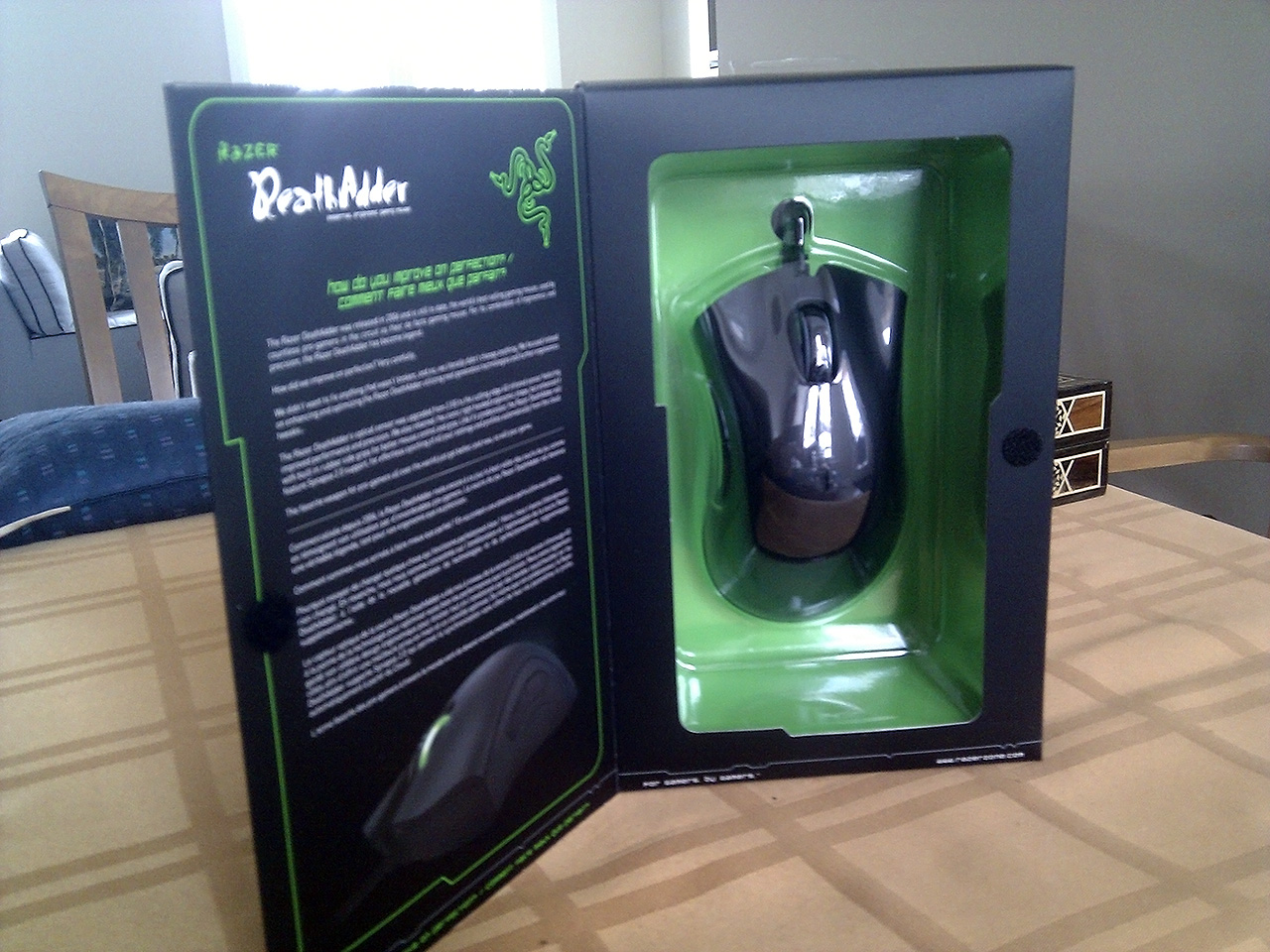 The DeathAdder unveiled.