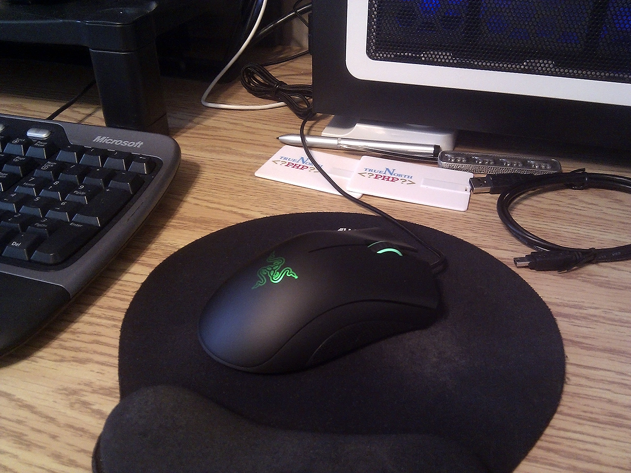 The DeathAdder ready for frags.